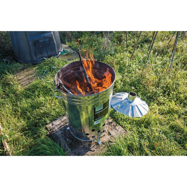 Draper Galvanised Garden Incinerator, 85L