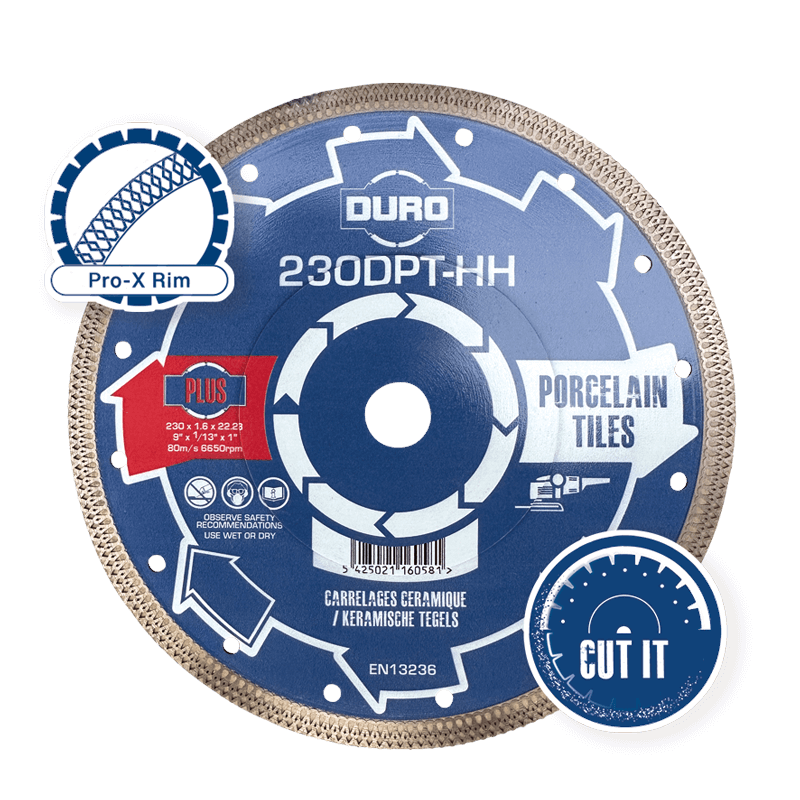 Duro Porcelain Tile Diamond Blade 115mm (4.5 inches)