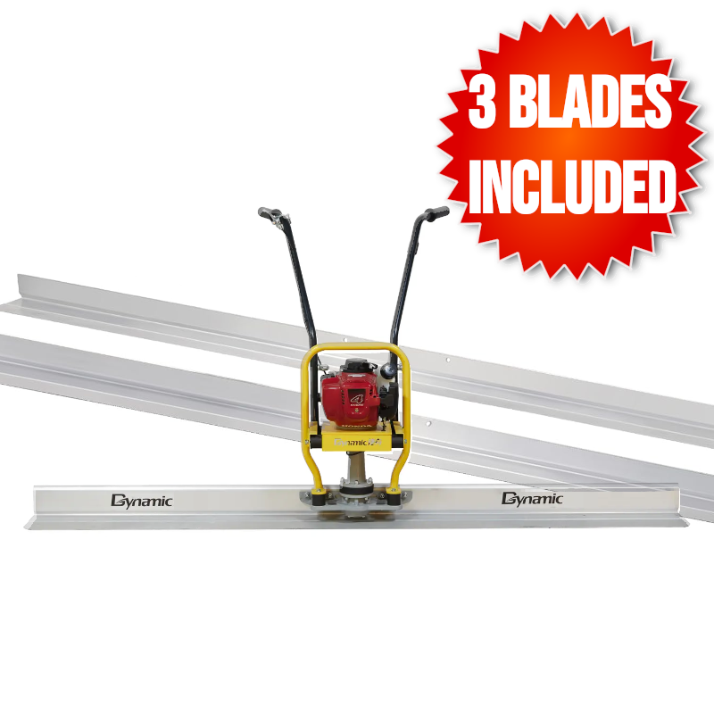 Dynamic Vibrating Screed VS-25B Honda GX35 Engine with 1m, 2m and 3m Blades