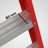 Fiberglass Electra Single-Sided Stepladder 3 steps + TopCoat