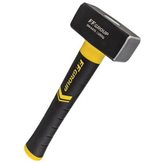 FF Group Stoning Hammer with Fibreglass Handle DIN 6475