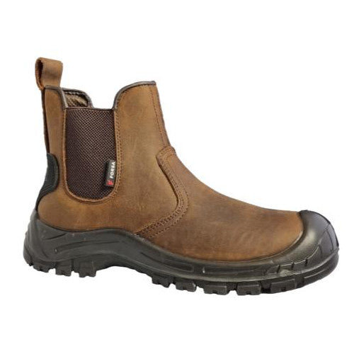 Forza S1P SRC Hawk – Brown Leather Safety Dealer Boot