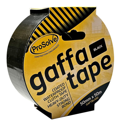 ProSolve Gaffa Tape 50mm X 50m - Black