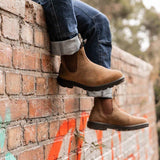 HARD YAKKA BRUNSWICK DEALER BOOTS BROWN