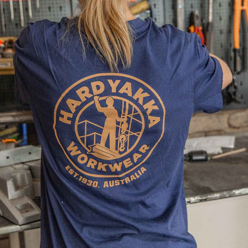 Hard Yakka Heritage Icon T-Shirt Navy