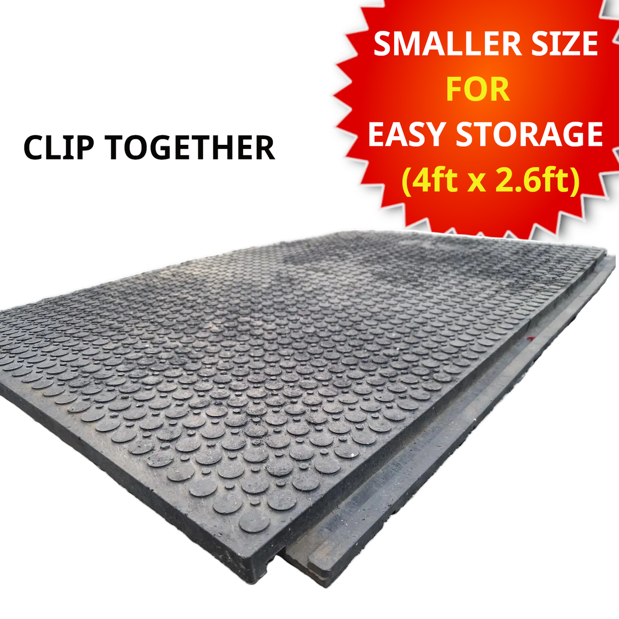 Heavy Duty Ground Protection Mats 32mm x 1200 x 800