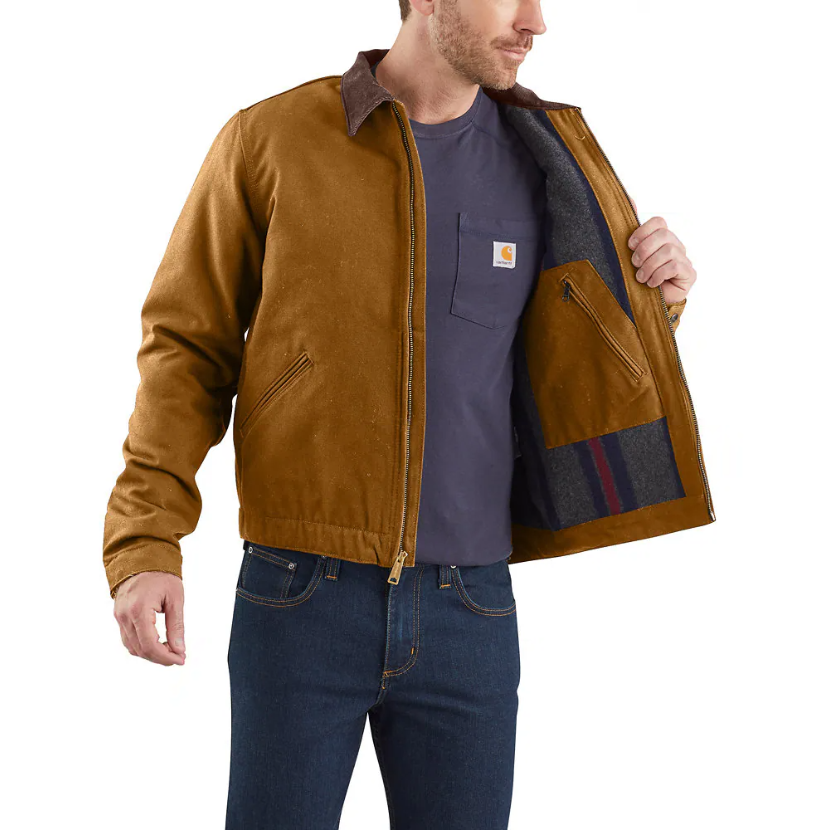 Iconic J01 Duck Detroit Jacket Brown
