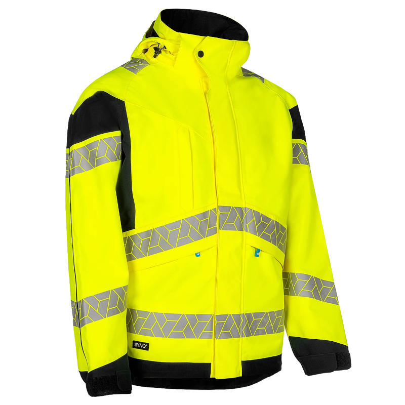 SYNQ® Jacklight High-vis Rain Jacket Yellow/Black