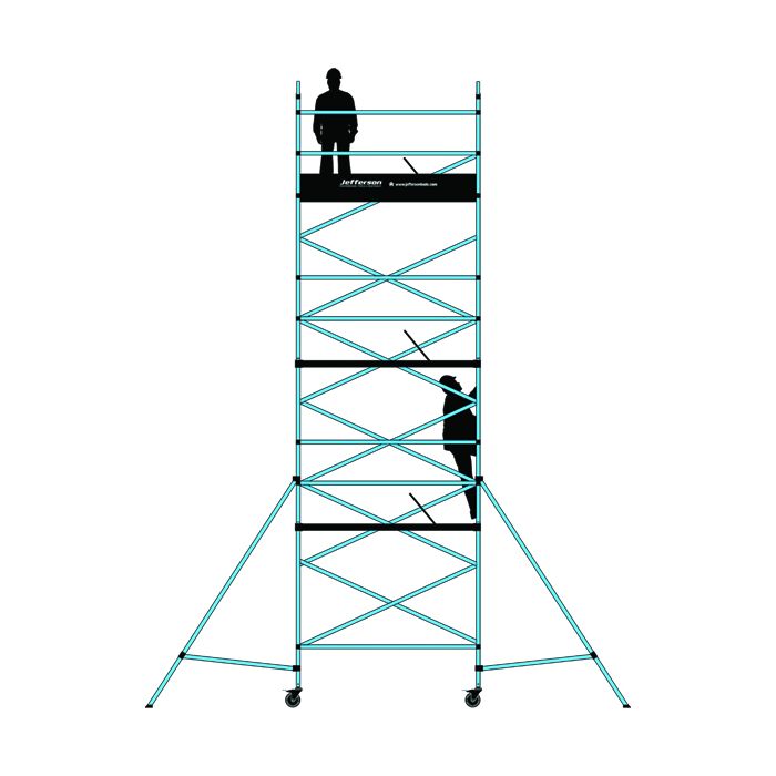 JEFFERSON 6.2M Double Width Scaffolding Tower