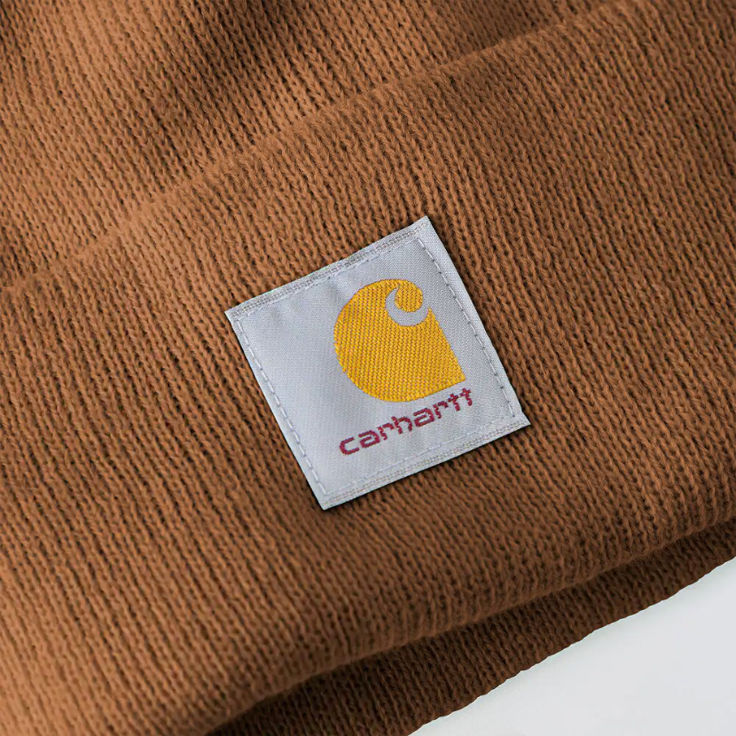 Knit Cuffed Beanie Brown
