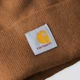 Knit Cuffed Beanie Brown