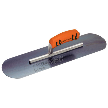 Kraft 20" x 4" Blue Steel Pool Trowel with a ProForm® Handle