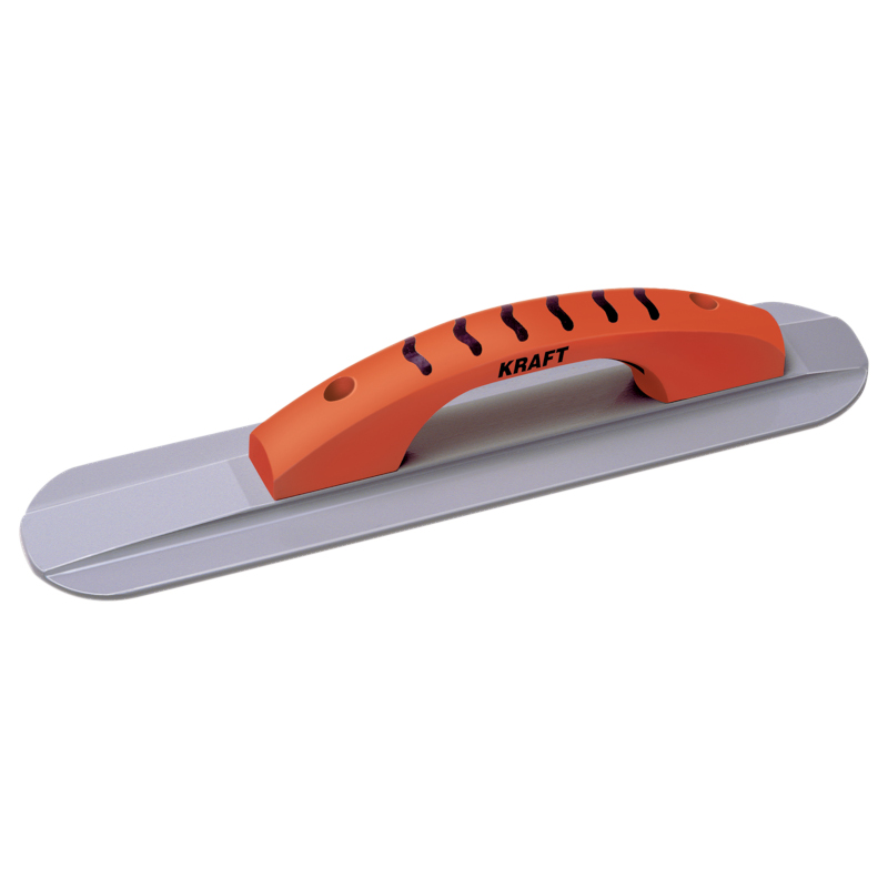 Kraft 18" x 3-1/4" Round End Magnesium Hand Float with ProForm® Handle