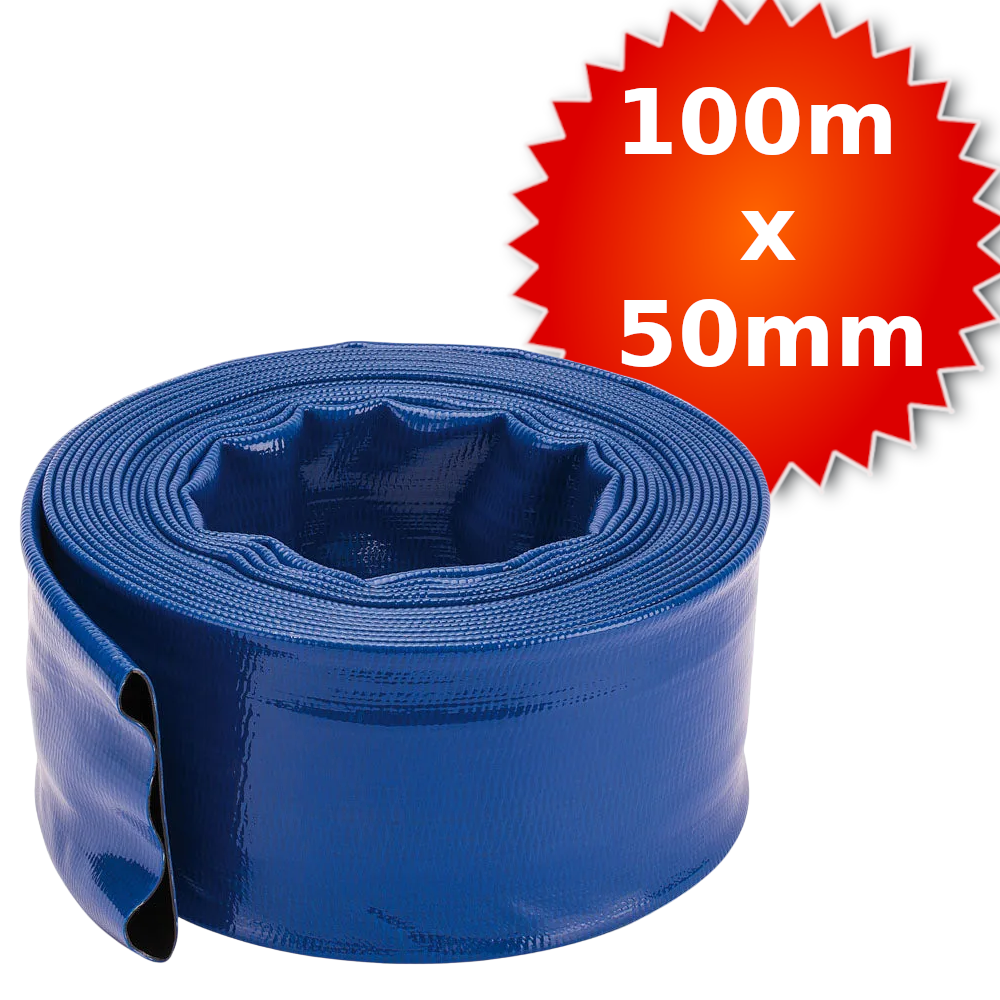 2" Runflat Water Hose (100M X 50MM)