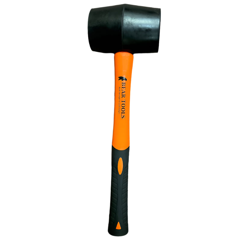 BEAR 32 0Z RUBBER MALLET WITH POLYFI BRE HANDLE