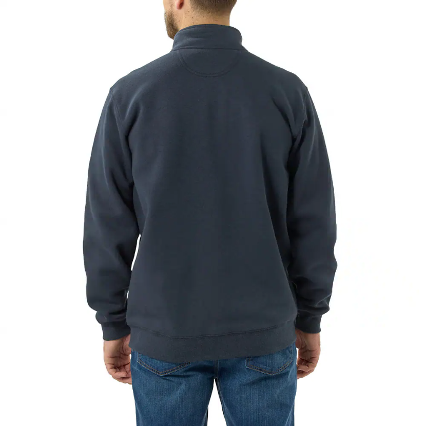 Marquette 1/4-Zip Mock-Neck Sweatshirt Navy