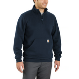 Marquette 1/4-Zip Mock-Neck Sweatshirt Navy