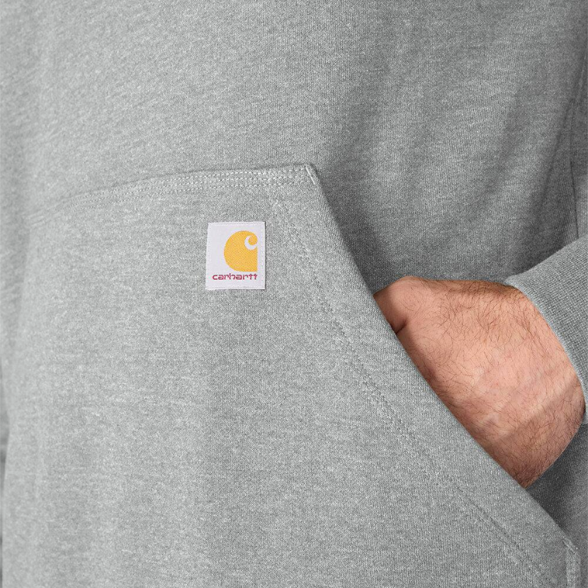 Marquette 1/4-Zip Mock-Neck Sweatshirt Heather Grey