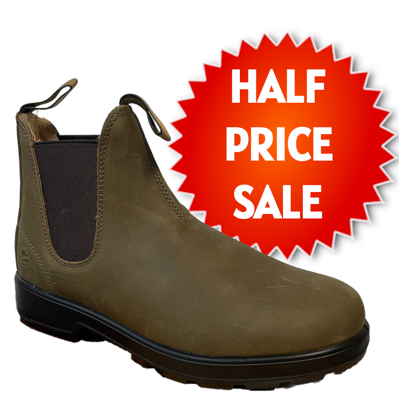 Australian Style Waxy Leather Chelsea Boots - Melbourne Brand