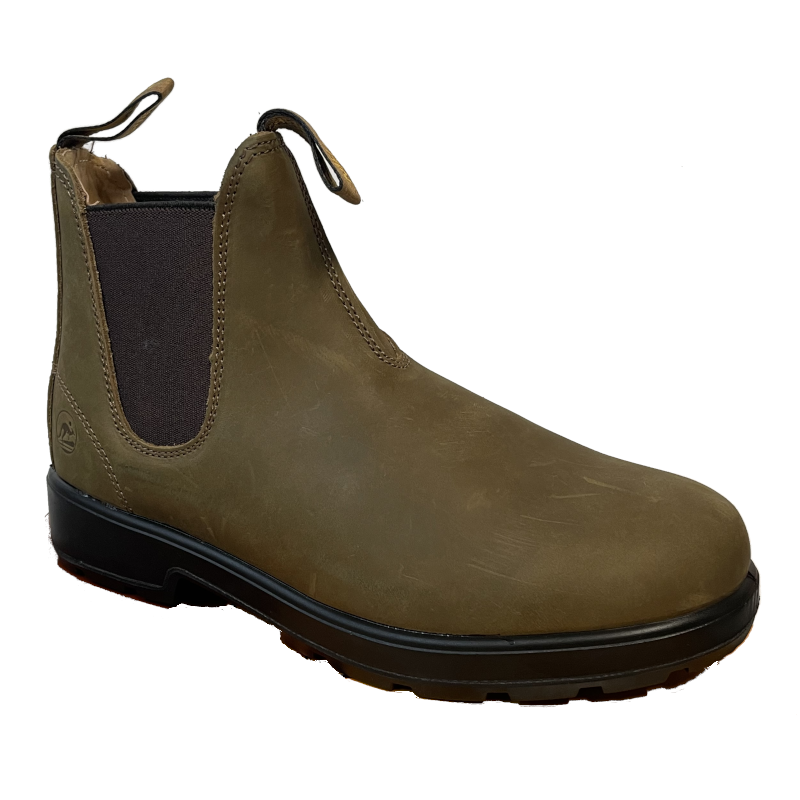 Melbourne 100% Genuine Cow Leather Chelsea Boot with Round Toe