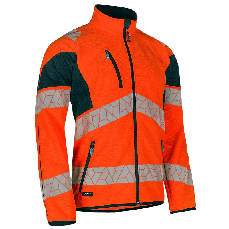 SYNQ® Sioen Orange/Navy Midlight Hi-Vis Midlayer Jacket