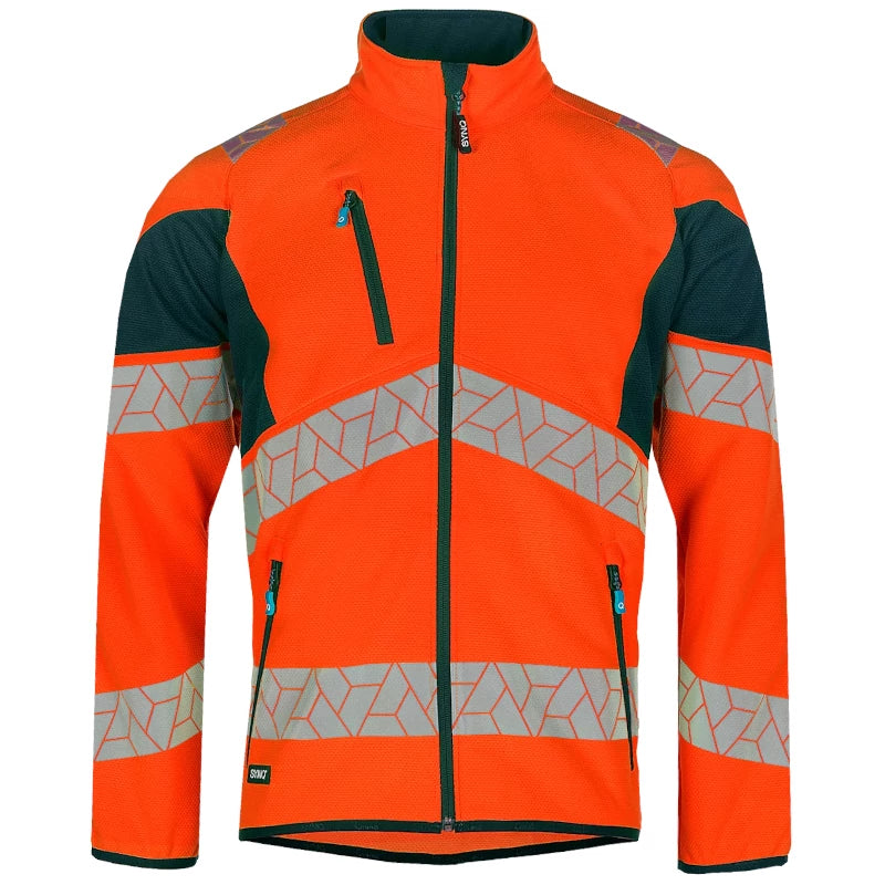 SYNQ® Sioen Orange/Navy Midlight Hi-Vis Midlayer Jacket