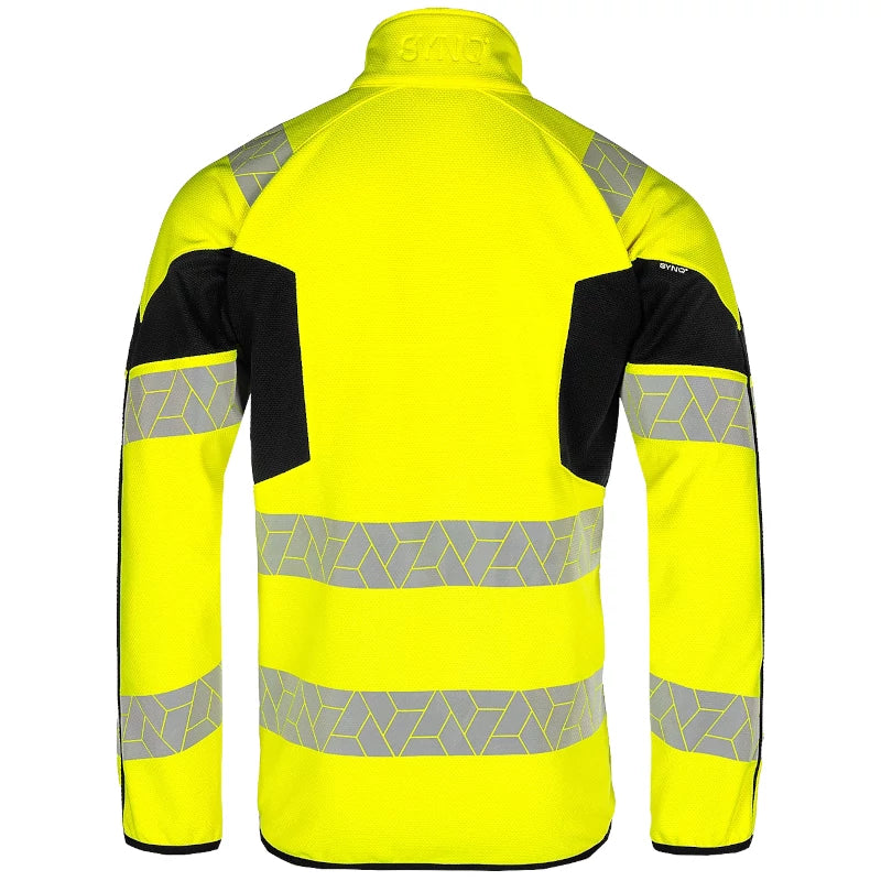 SYNQ® Sioen Yellow/Black Midlight Hi-Vis Midlayer Jacket