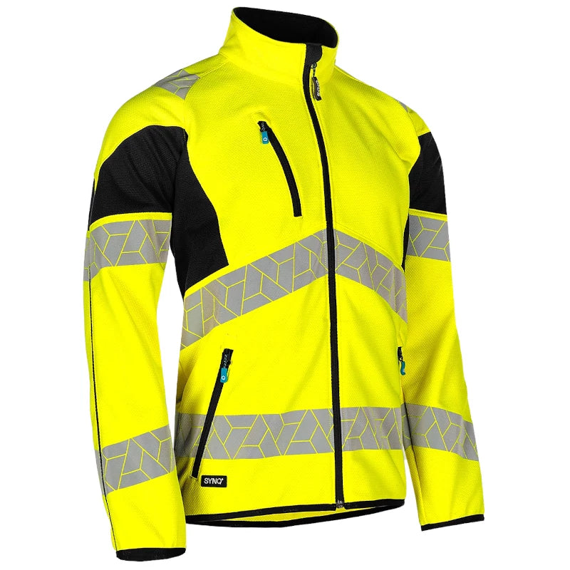 SYNQ® Sioen Yellow/Black Midlight Hi-Vis Midlayer Jacket