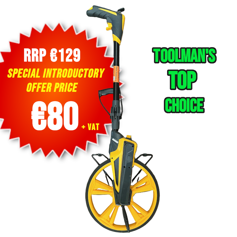 Heavy Duty Measuring Wheel with Brake and Stand