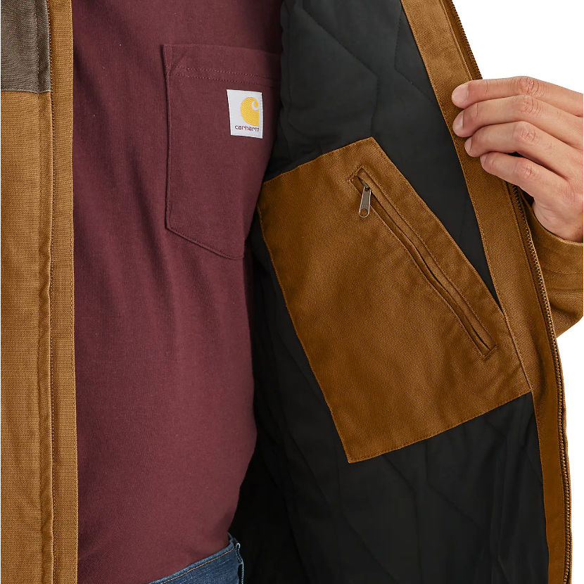 Montana Rugged Flex™ Relaxed Fit Duck Insulated Jacket Black