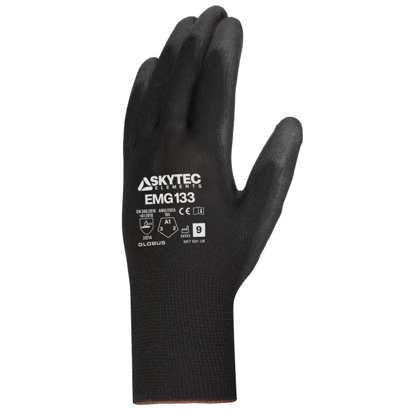 Multi-Purpose Polyester / Polyurethane Palm Coated Glove (Pack of 10)