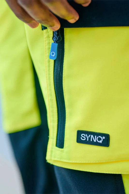 SYNQ® Nopaque Yellow/Black Knee Pocket Stretch Trousers High-Vis Class 2