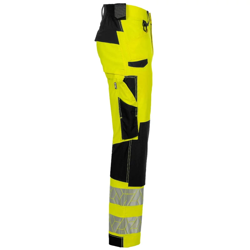 SYNQ® Nopaque Yellow/Black Knee Pocket Stretch Trousers High-Vis Class 2