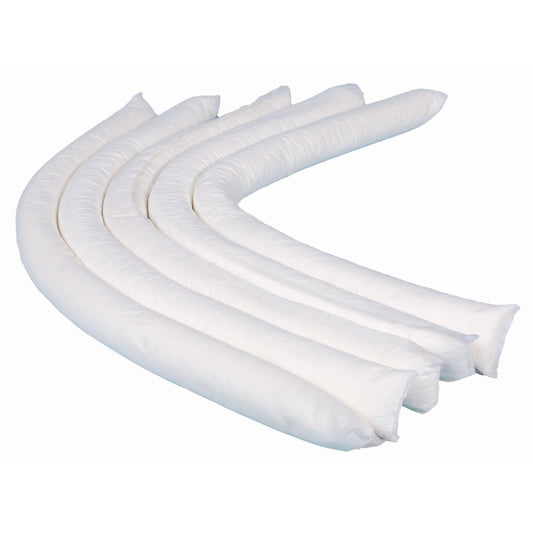 8cm x 1.2m Poly Wrapped Oil & Fuel Spill Socks (Pack of 20)