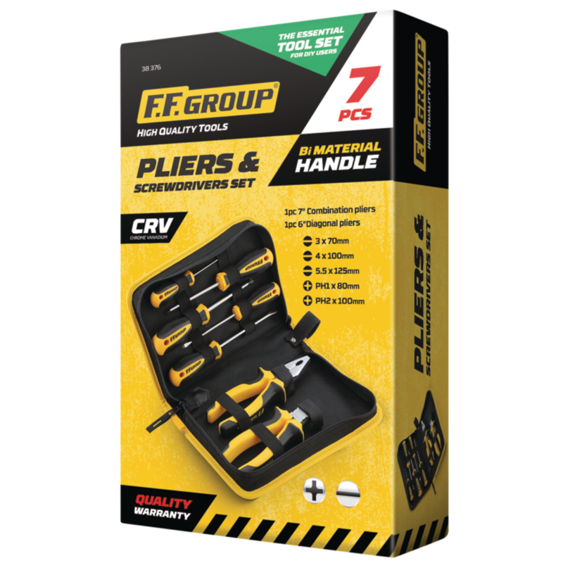 FF Group 7 pce Plier and Screwdriver Set