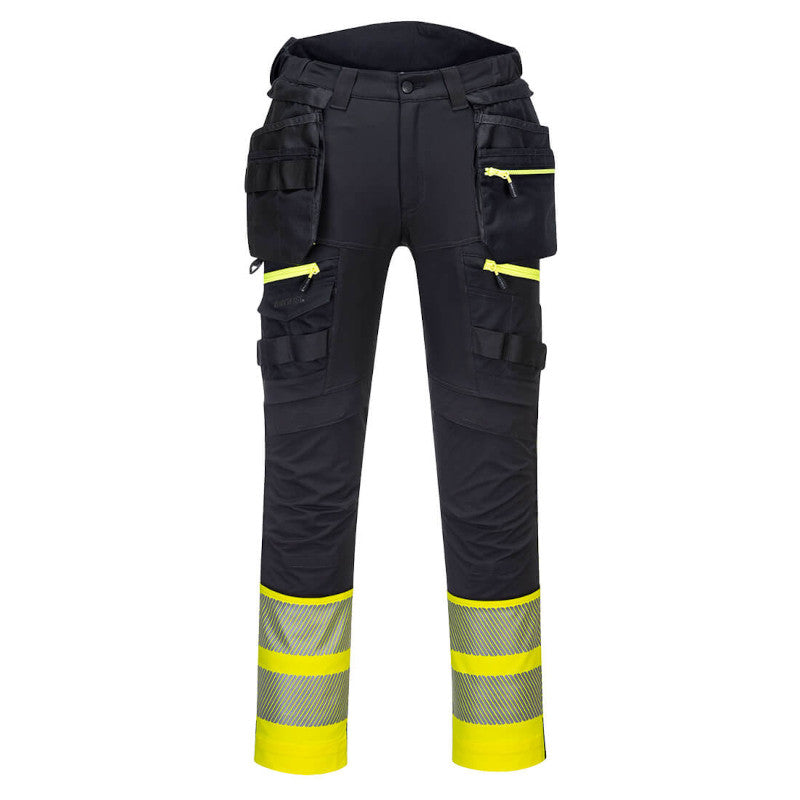 Portwest DX4 Hi-Vis Detachable Holster Pocket Class 1 Trousers