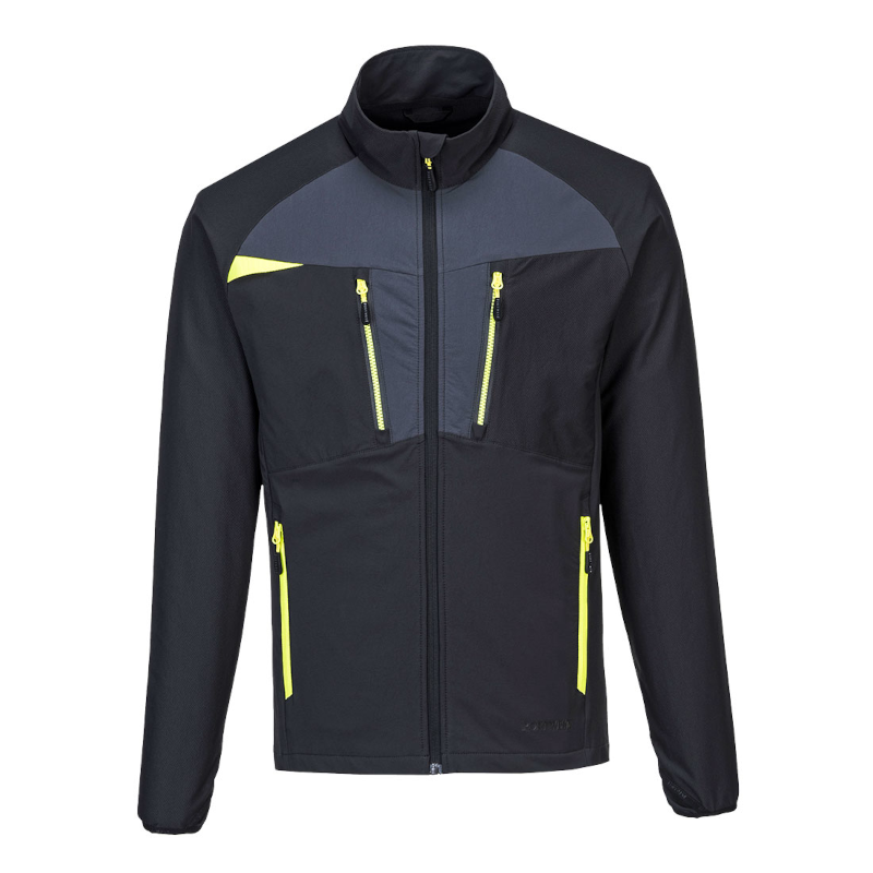 Portwest Black DX4 Zip Base Layer Top