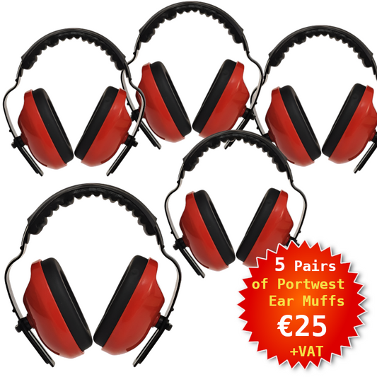 PORTWEST PW CLASSIC PLUS EAR MUFF PW48 (Pack of 5)