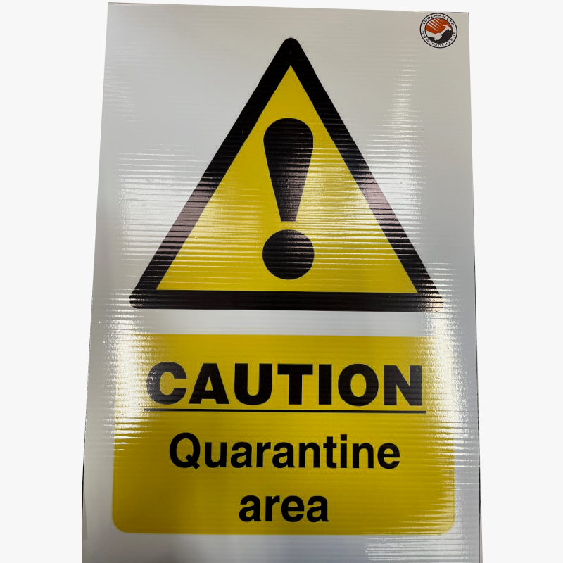 Quarantine Area Notice