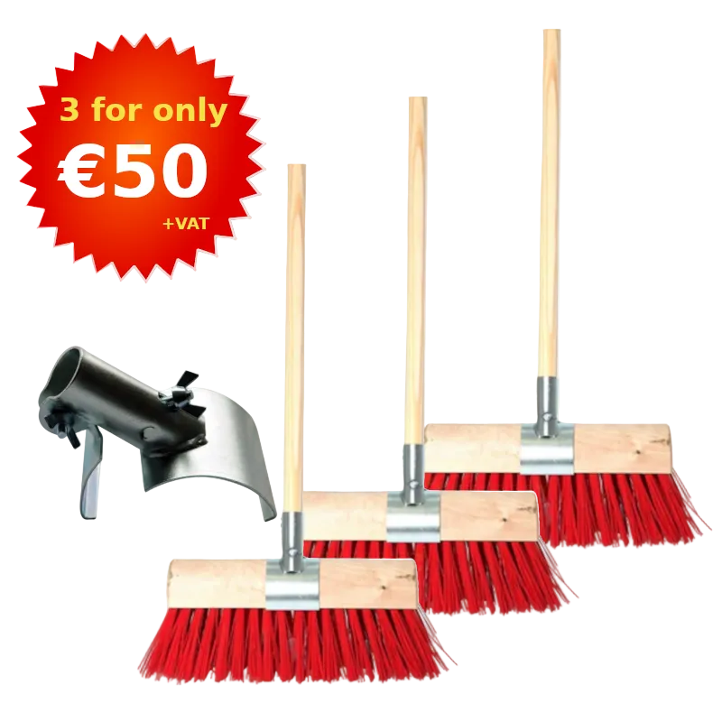 Bear Clamped Yard Brush (Pack of 3)