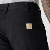 Relaxed Straight Rugged Flex™ Duck Double-Front Trousers Black