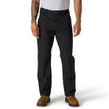 Relaxed Straight Rugged Flex™ Duck Double-Front Trousers Black