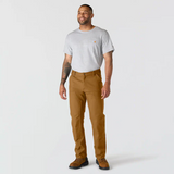 Relaxed Straight Rugged Flex™ Duck Double-Front Trousers Brown