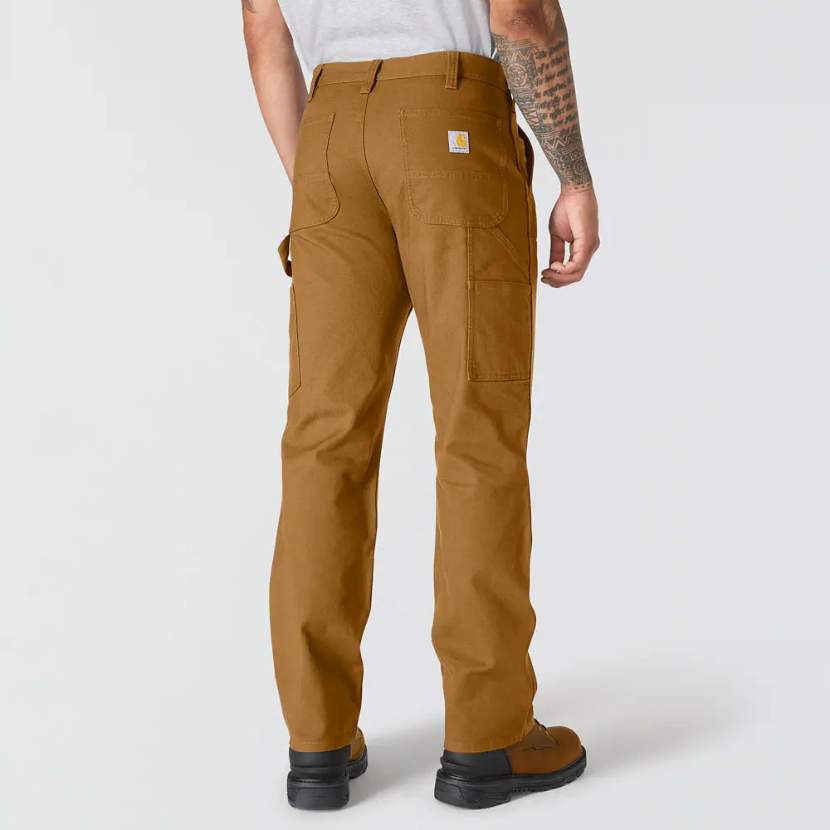 Relaxed Straight Rugged Flex™ Duck Double-Front Trousers Brown