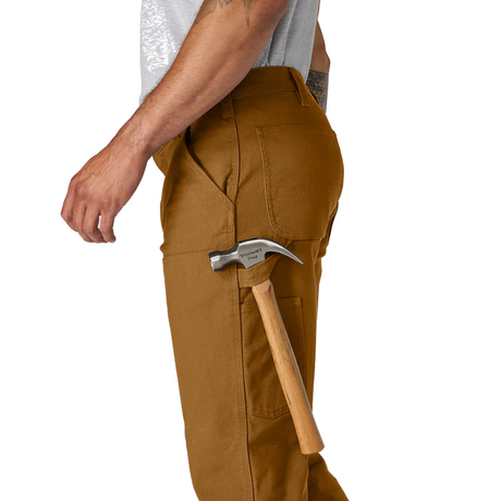 Relaxed Straight Rugged Flex™ Duck Double-Front Trousers Brown