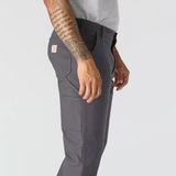 Relaxed Straight Rugged Flex™ Duck Double-Front Trousers Shadow Grey