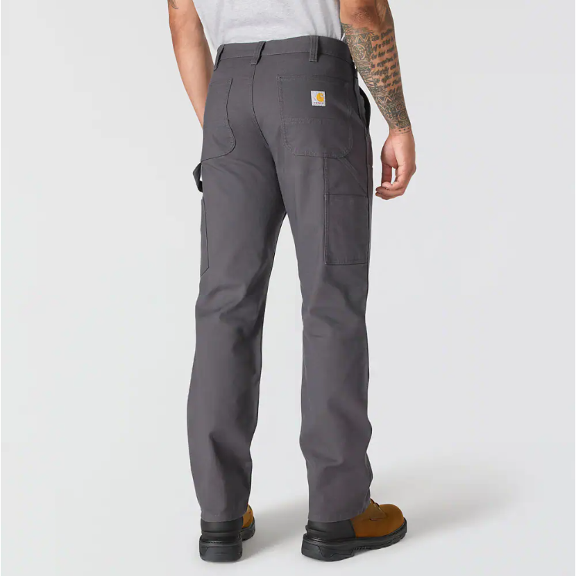 Relaxed Straight Rugged Flex™ Duck Double-Front Trousers Shadow Grey