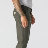 Relaxed Straight Rugged Flex™ Duck Double-Front Trousers Moss