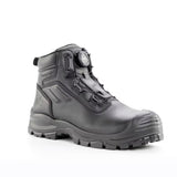 Rockfall Barlow Black Leather Twist Boot