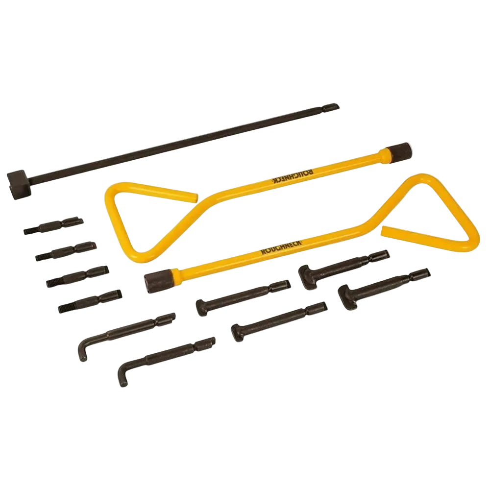 Roughneck Universal Manhole Key Kit – 13 Piece